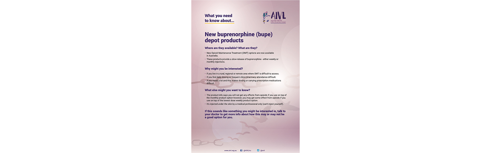 Featured image for “New buprenorphine (Bupe) depot products”