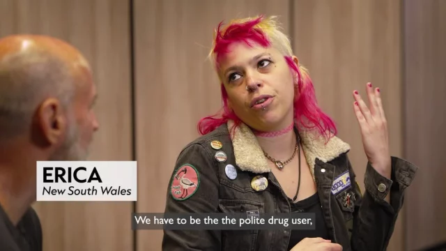 Erika from Harm Reduction Australia talked to us about expectations in the collaboration process that exclude certain people from the start. link in bio. #humanrights #harmreduction #pwud #harmreductionsaveslives