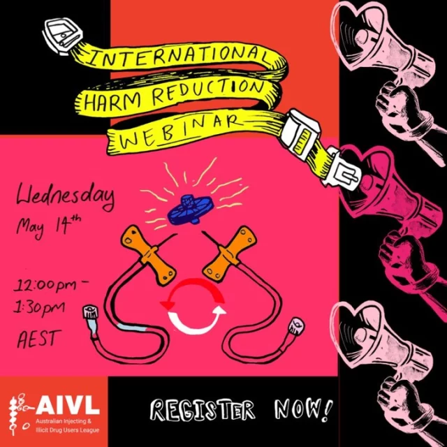 Today is International Harm Reduction Day!To mark the day, we're inviting you to register for our upcoming harm reduction webinar, where we'll explore how Australia can better uphold the health and human rights of people who use drugs both at home and globally. We're thrilled to announce our first speaker: Annie Madden AO — Project Lead at the International Network of People Who Use Drugs (INPUD) and Executive Director of Harm Reduction Australia.Don't miss this important conversation. #InternationalHarmReductionDayRegister now: link in bio.