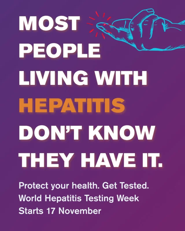 Hepatitis Testing Week starts today, 17 November!Testing is quick, easy, and free, and your local Drug User Organisations have friendly, non-judgmental staff ready to help guide you through the process with care and compassion. Join us in recognising the week by getting tested for hepatitis. #worldhepatitistestingweek #humanrights #pwud